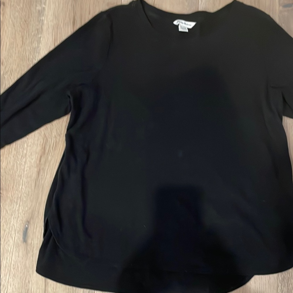 Black Long Sleeve Top